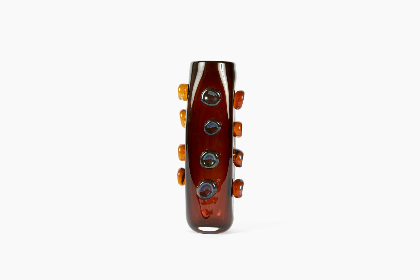 Alex Zanzinger Dark Amber Vase