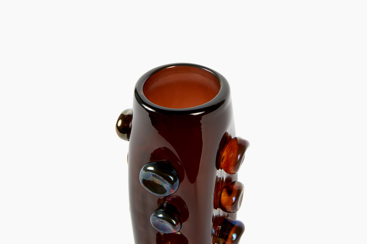 Alex Zanzinger Dark Amber Vase