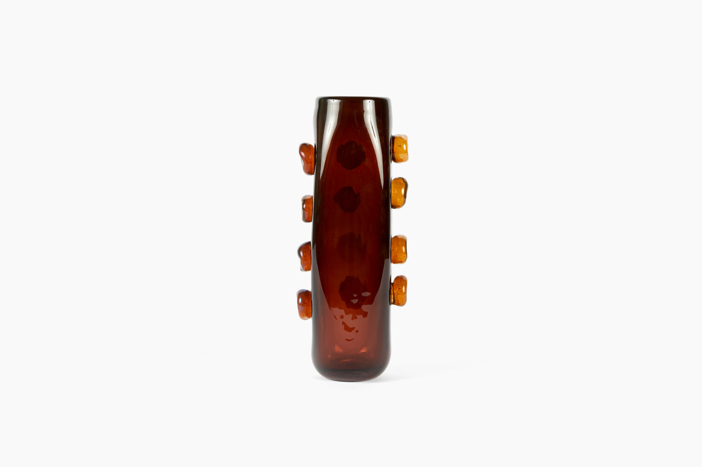 Alex Zanzinger Dark Amber Vase