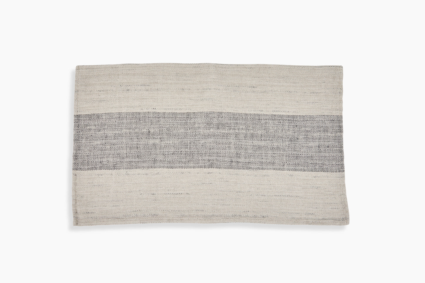 Commune Guest Towel Anthrazit Stripe
