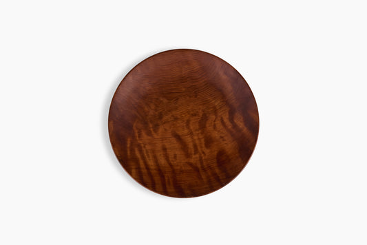 Bruce Mitchell Curly Redwood Platter