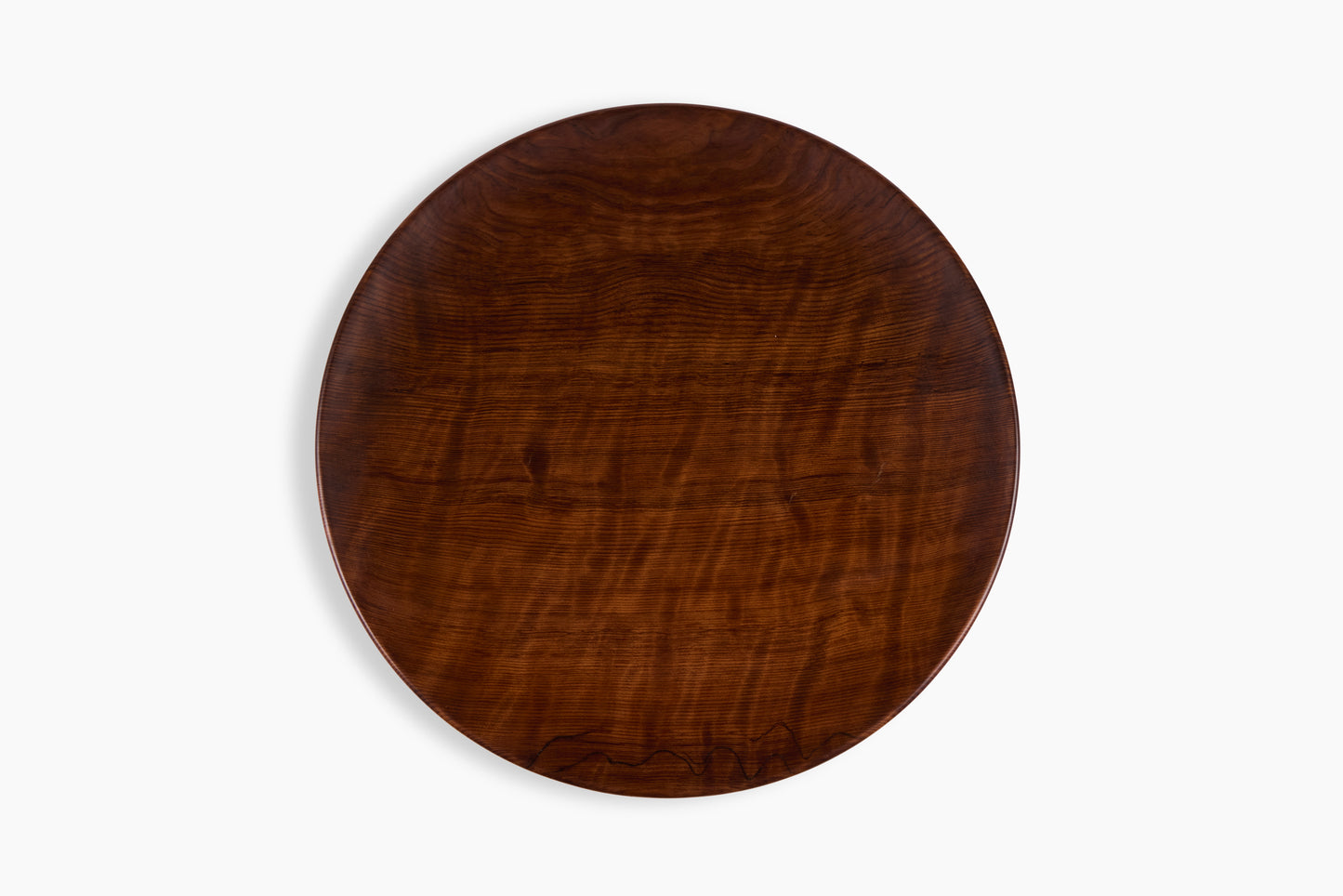 Bruce Mitchell Curly Redwood Platter
