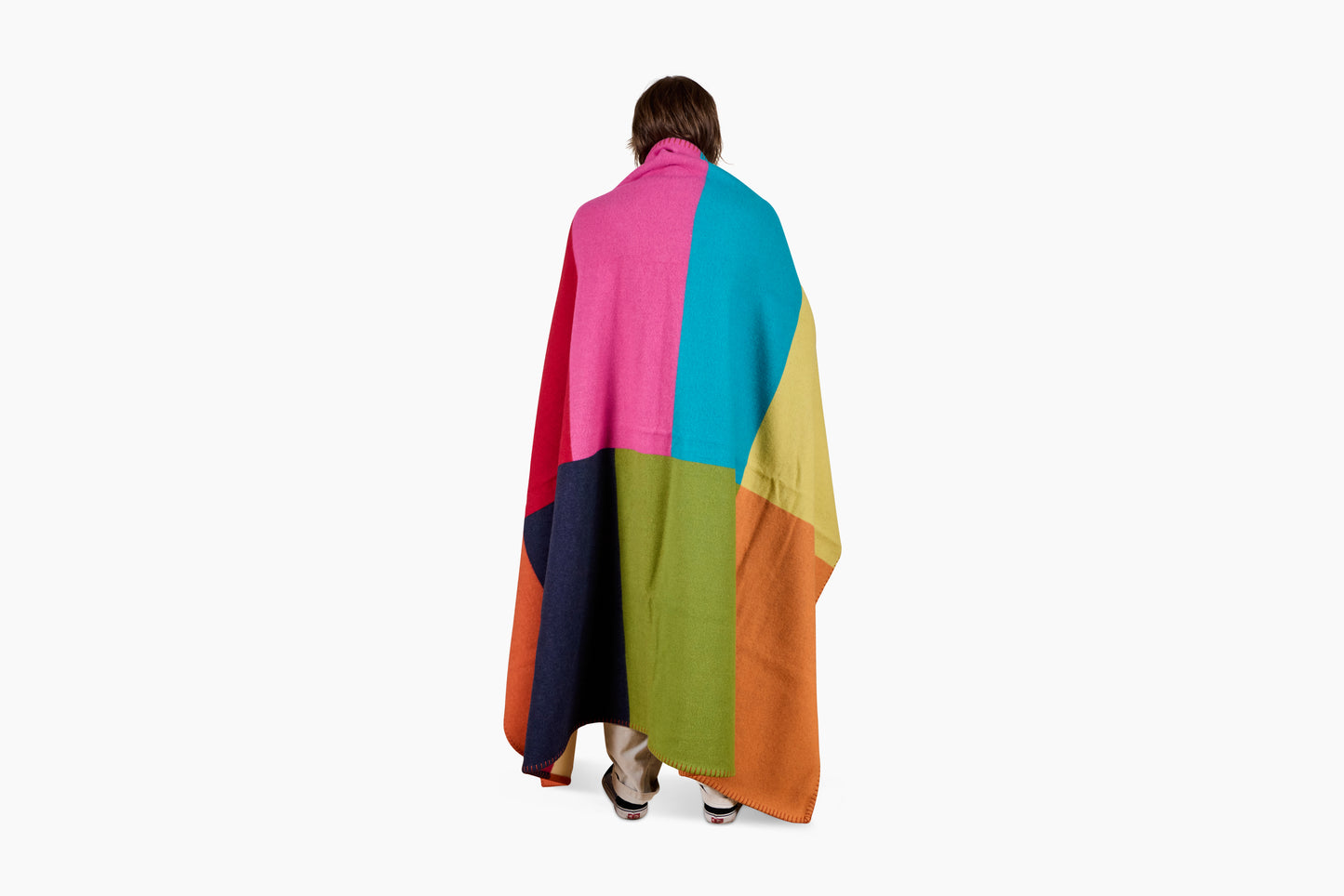 R+D LAB for Commune Abstrakt Blanket Lyons Blue