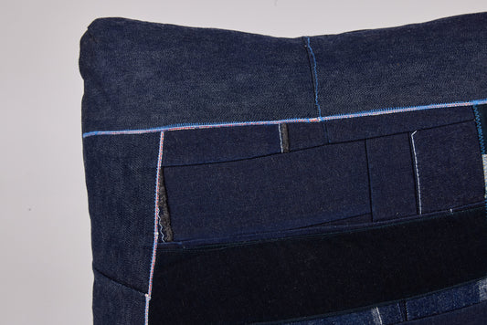 Dosa for Commune Japanese Indigo Denim Pillow