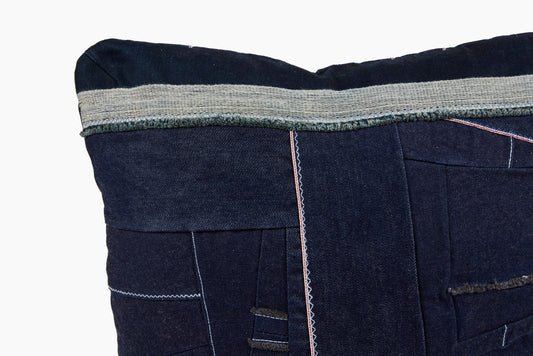 Dosa for Commune Japanese Indigo Denim Pillow