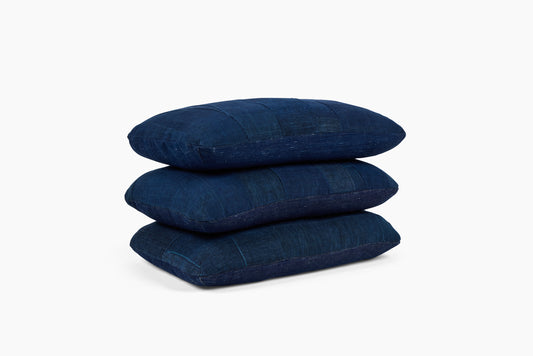 Dosa for Commune Linen Indigo Pillow