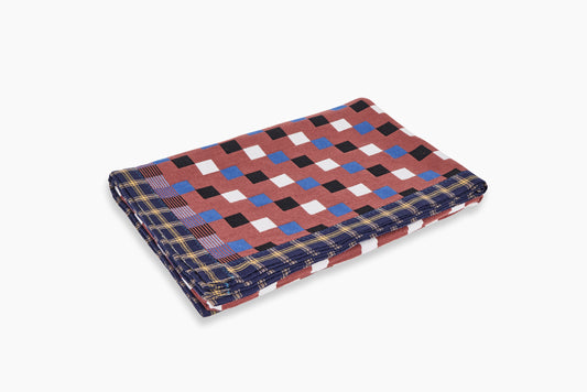 Gregory Parkinson Assamese Blanket Cinnamon Cafe Check