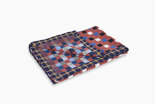 Gregory Parkinson Assamese Blanket Cinnamon Cafe Check