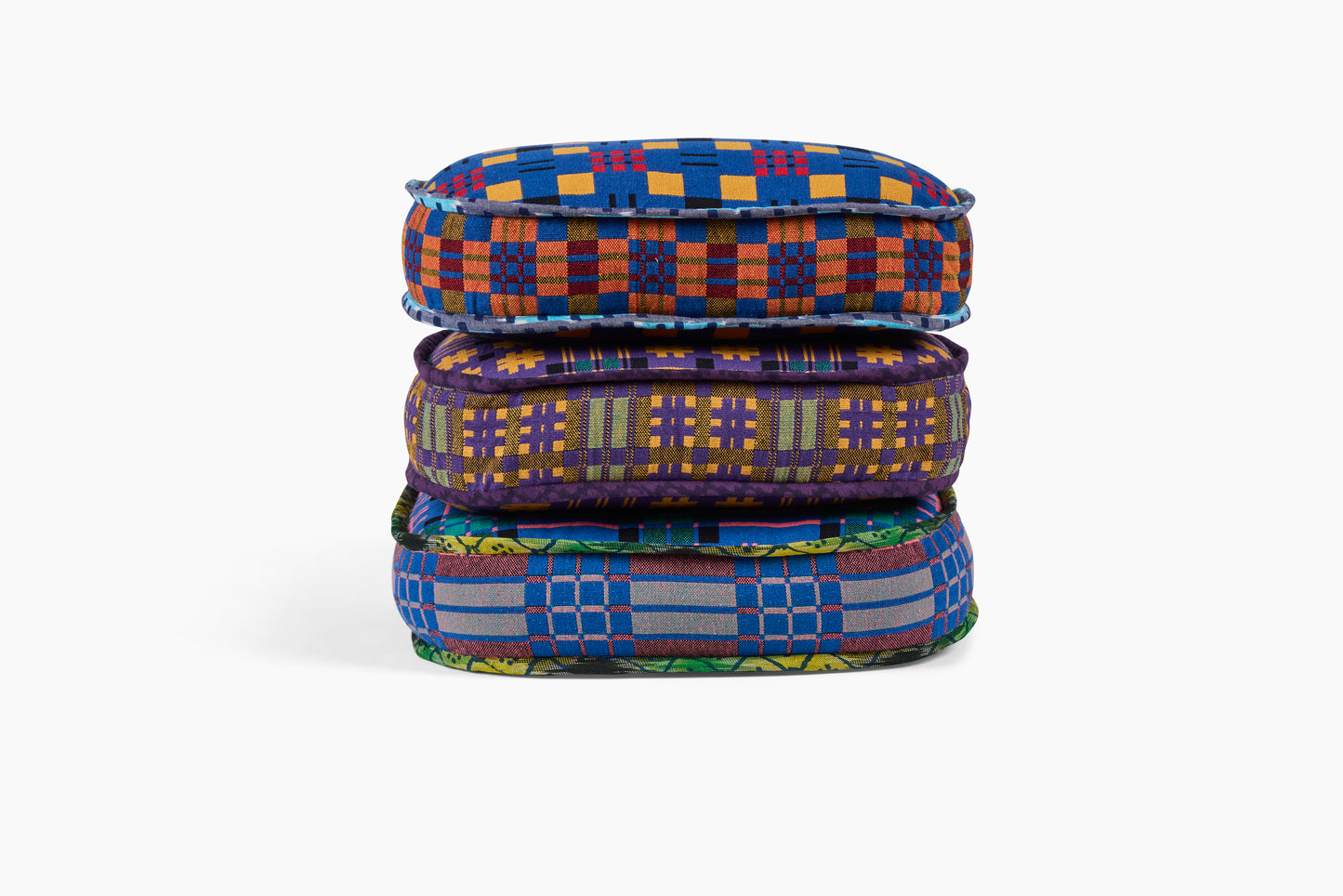 Gregory Parkinson Assamese Blanket Pillow Mini Rainbow Maize