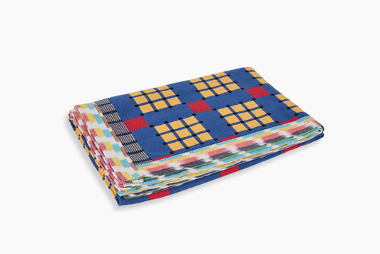 Gregory Parkinson Assamese Blanket Electric Rainbow Maize