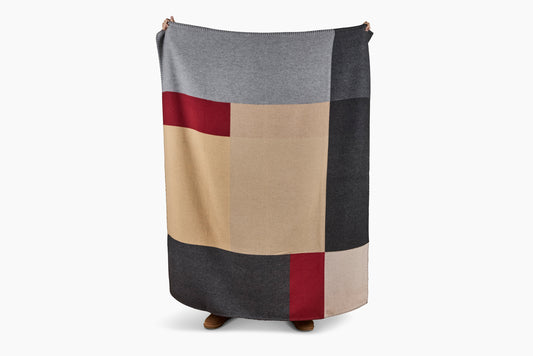 R+D LAB Commune Abstrakt Blanket Grey
