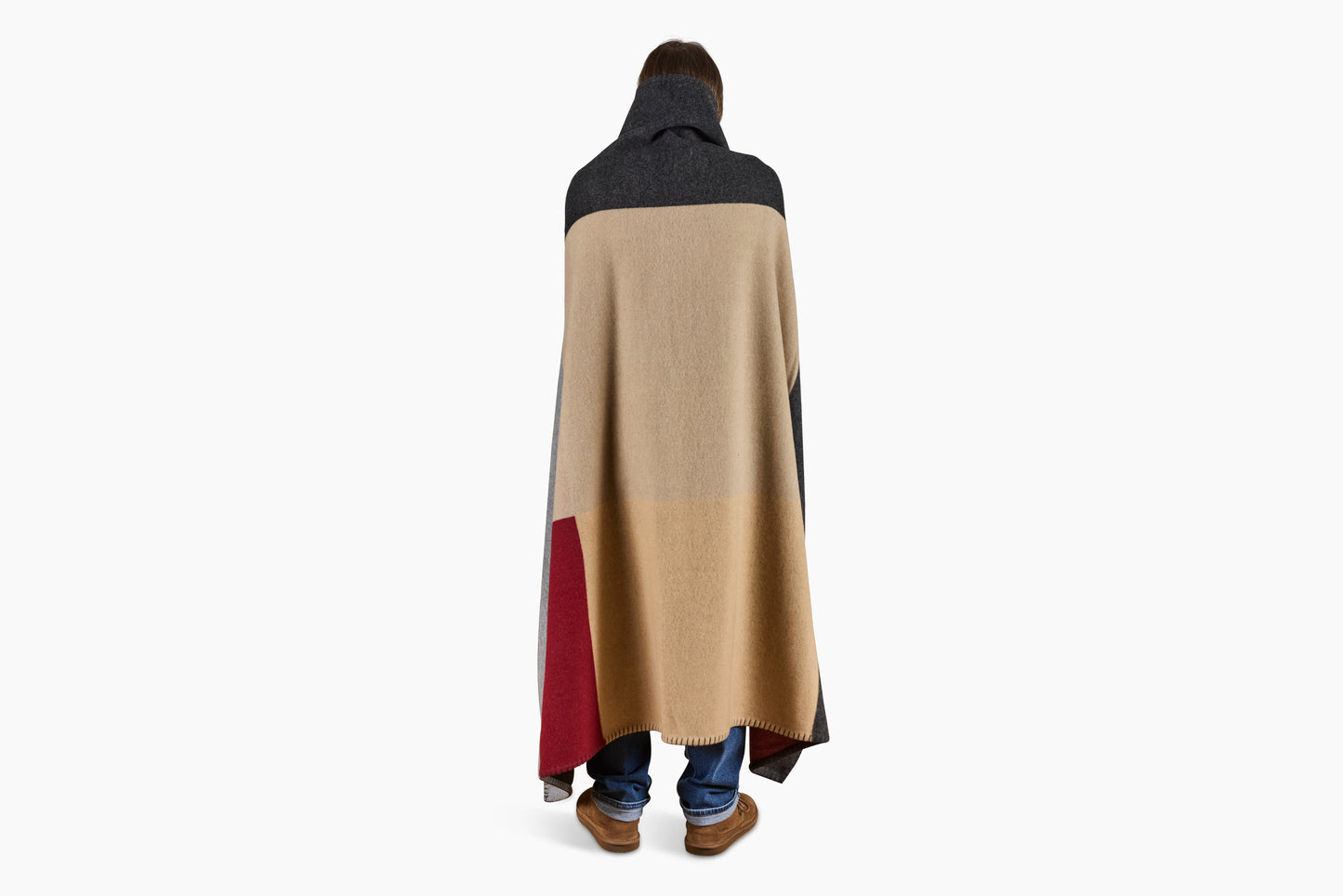 R+D LAB Commune Abstrakt Blanket Grey