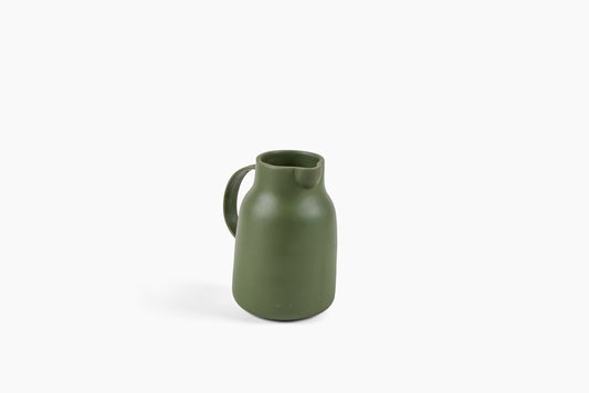 H for Hannah Ceramic Pitcher Forest