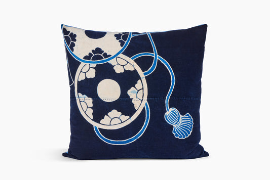 Commune Japanese Indigo Sitting Pillow