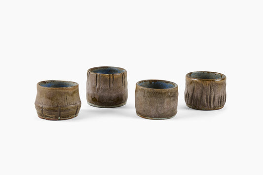 Kevin Willis for Commune Tequila Cups Grey Blue