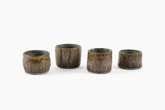 Kevin Willis for Commune Tequila Cups Grey Blue