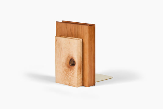 Luck Carpentry Stacked Cherry + Maple Bookend