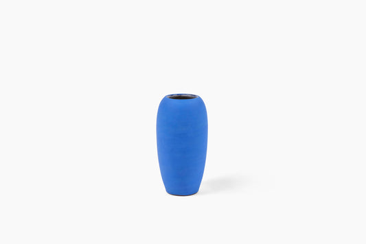Matt Merkel Hess for Commune Ceramic Vase Matte Blue
