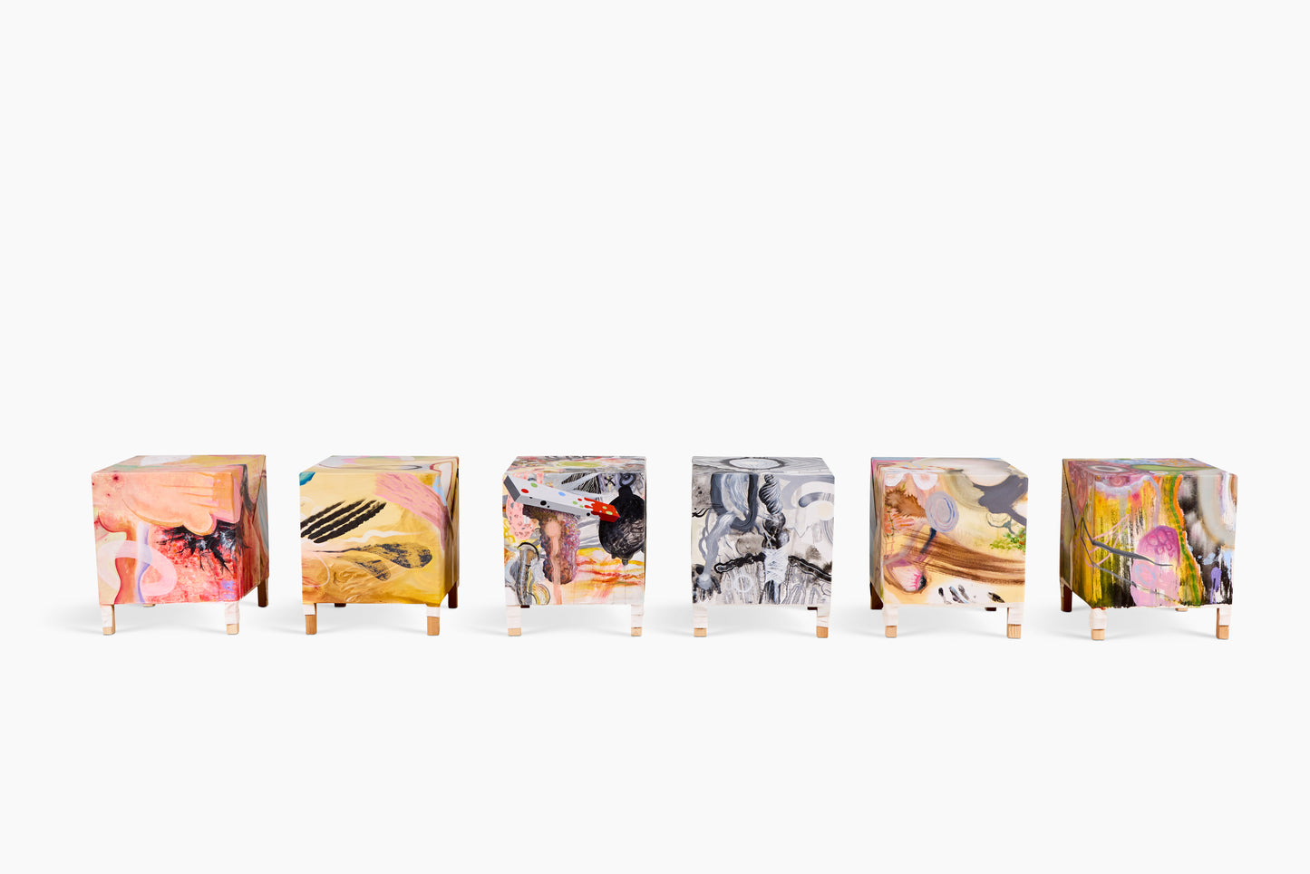 Mick Haggerty for Commune Table of a Painting (Blue)