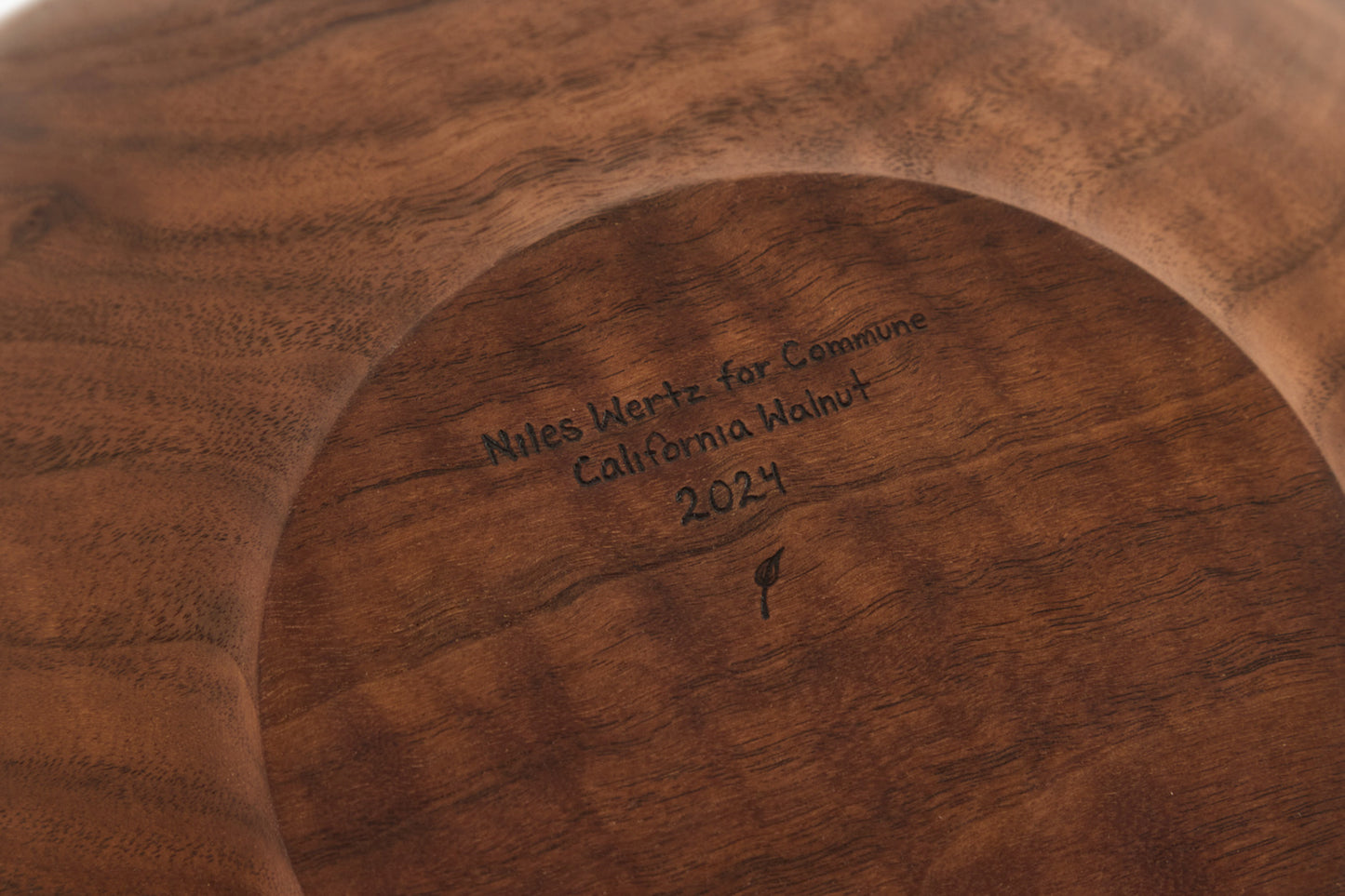 Niles Wertz Walnut Nested Set of 3 Bowls