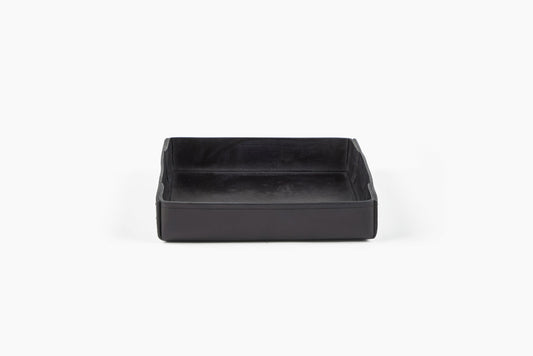 Peter Speliopoulos Black Medium Square Leather Tray