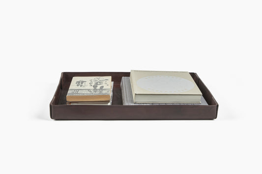 Peter Speliopoulos Chestnut Large Leather Tray