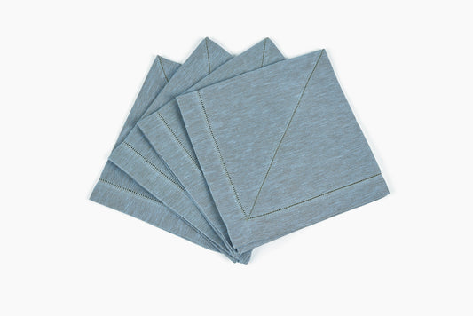 Peter Speliopoulos Sky Blue Linen Napkins