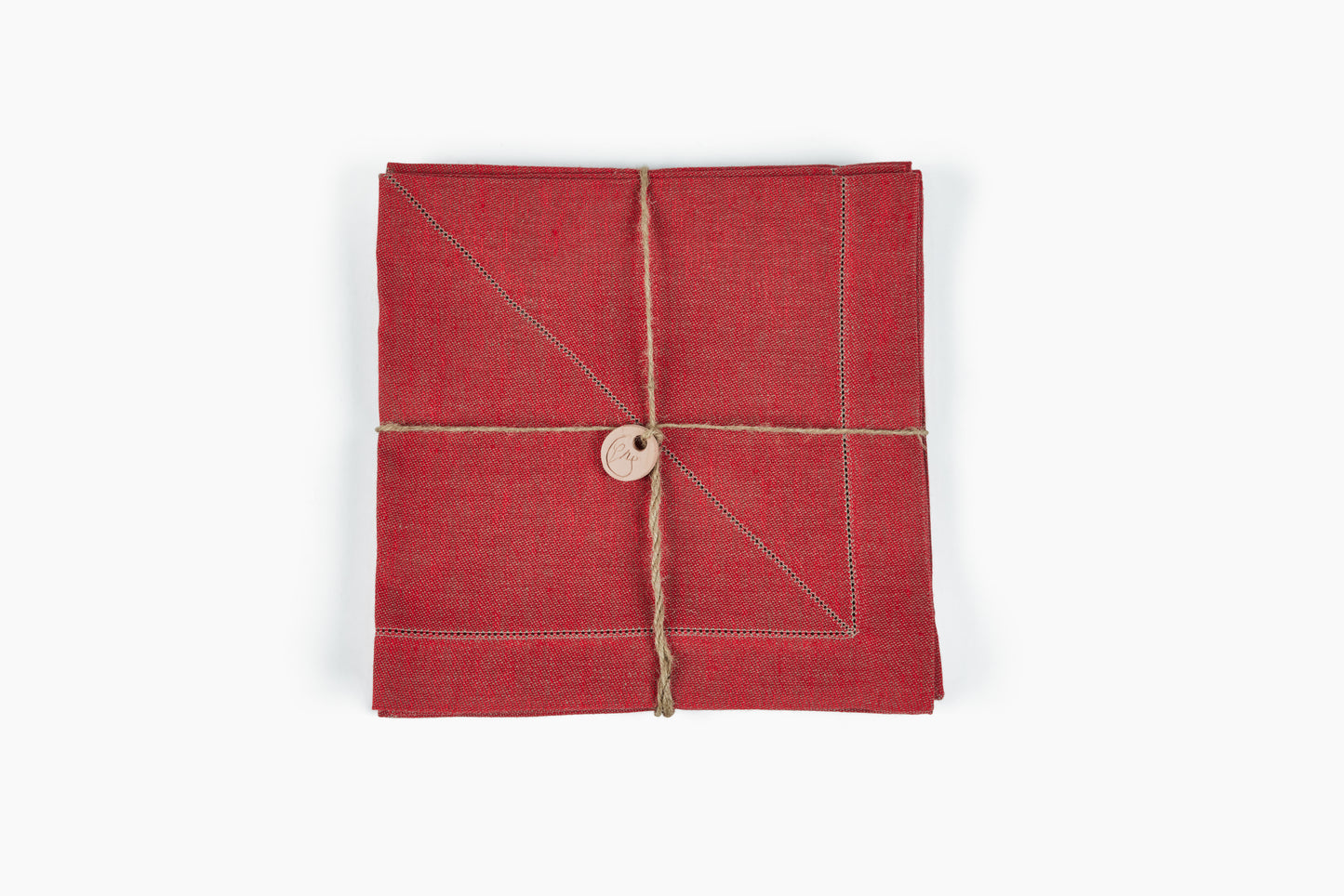 Peter Speliopoulos Red Linen Napkins