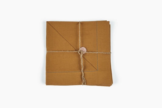 Peter Speliopoulos Bronze Linen Napkins