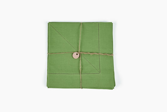 Peter Speliopoulos Umbrian Green Linen Napkins