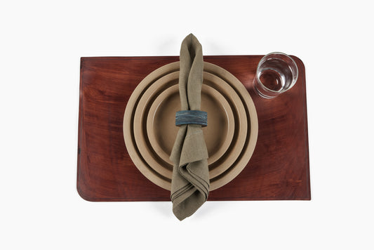 Peter Speliopoulos Smoke Stacked Circle Napkin Rings