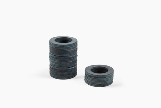 Peter Speliopoulos Smoke Stacked Circle Napkin Rings