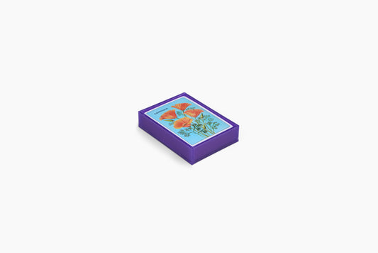 Los Angeles Wildflower Playing Cards Purple