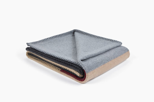 R+D LAB Commune Abstrakt Blanket Grey