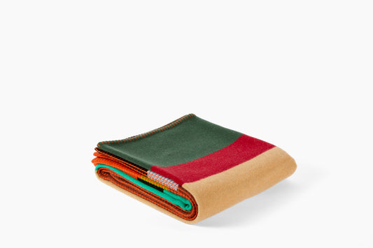 R+D LAB Commune Abstrakt Blanket Orange