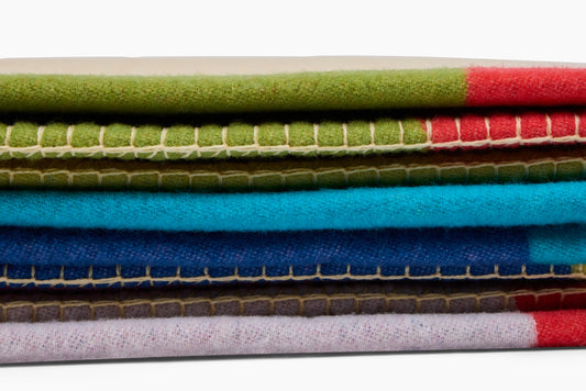 R+D LAB for Commune Abstrakt Blanket Citrine Green