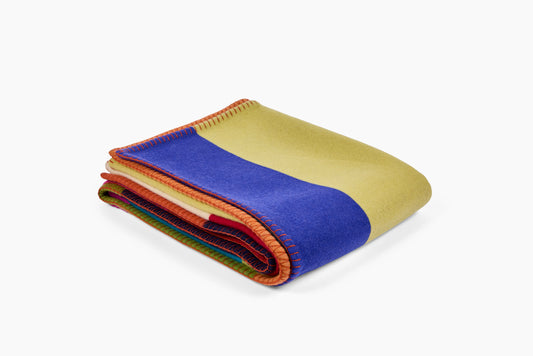 R+D LAB for Commune Abstrakt Blanket Lyons Blue