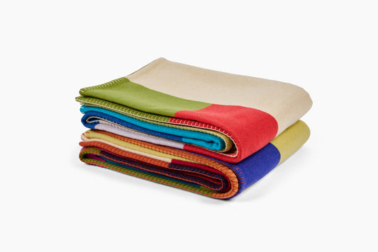 R+D LAB for Commune Abstrakt Blanket Lyons Blue