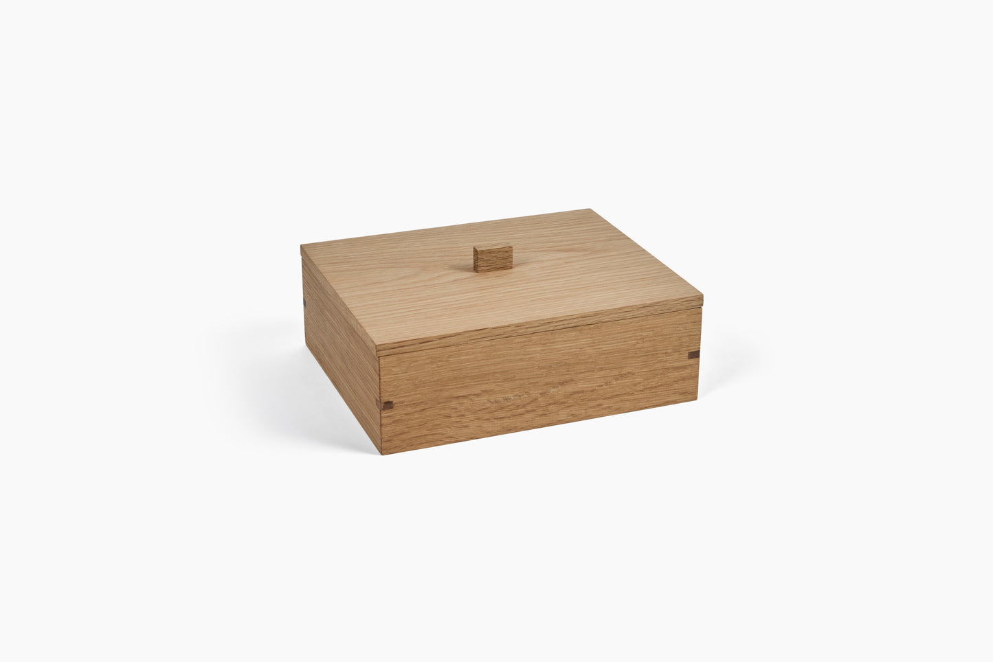 Summer Studio Small White Oak Box
