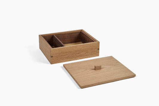 Summer Studio Small White Oak Box