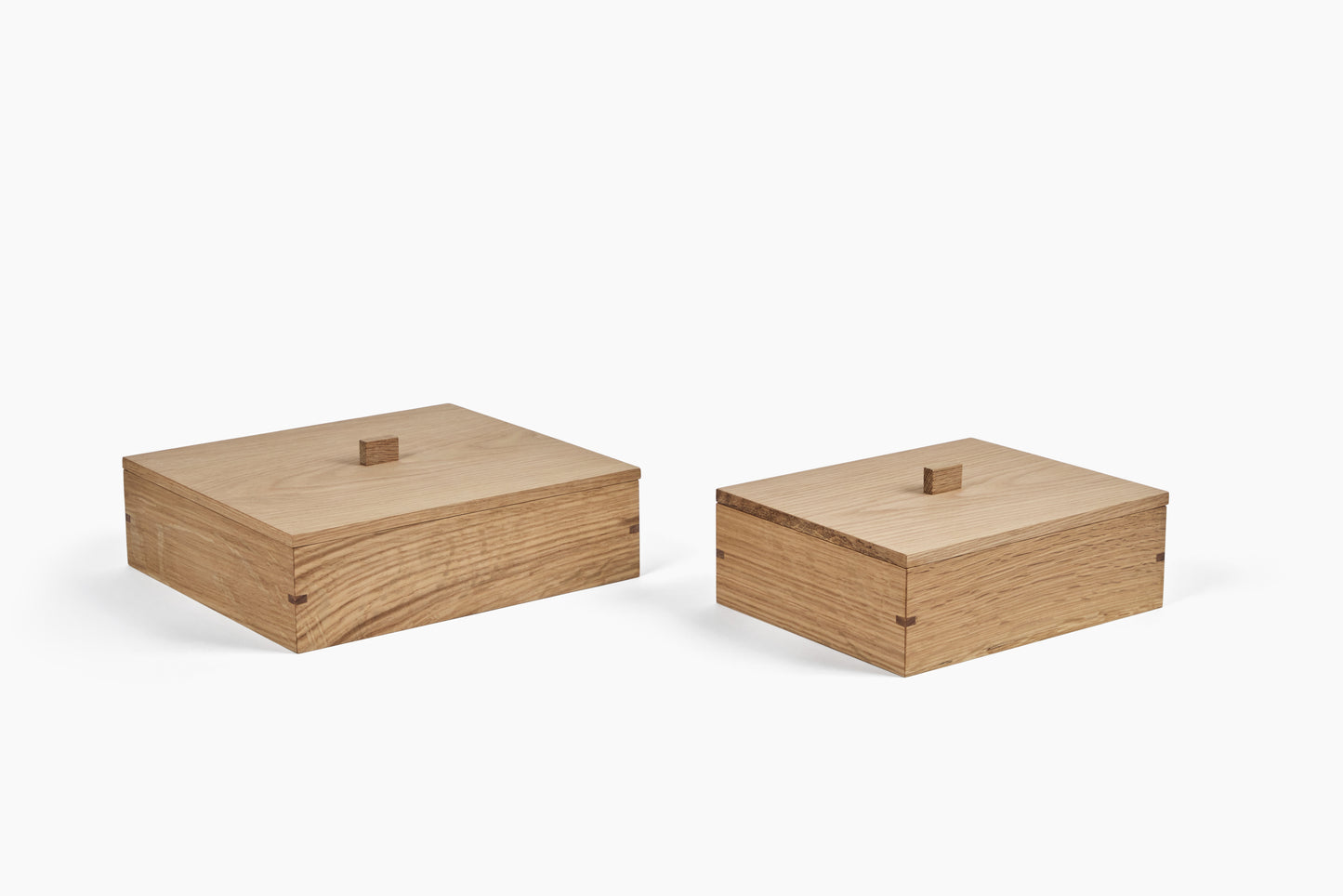 Summer Studio Small White Oak Box