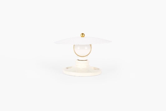 Commune White Light Socket Shade