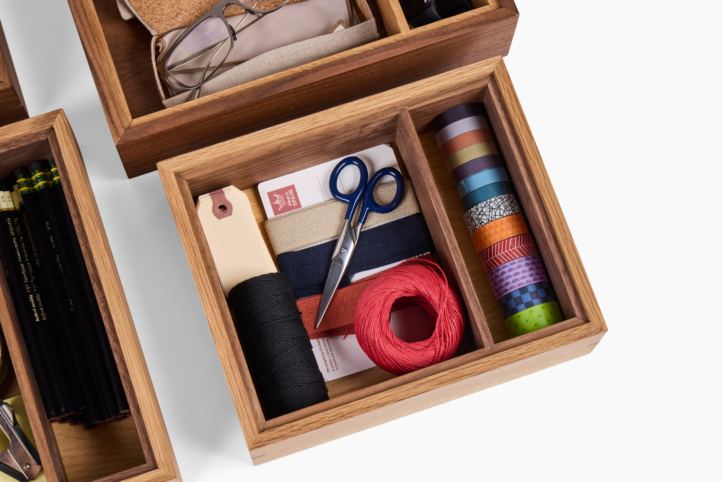 Summer Studio Small White Oak Box