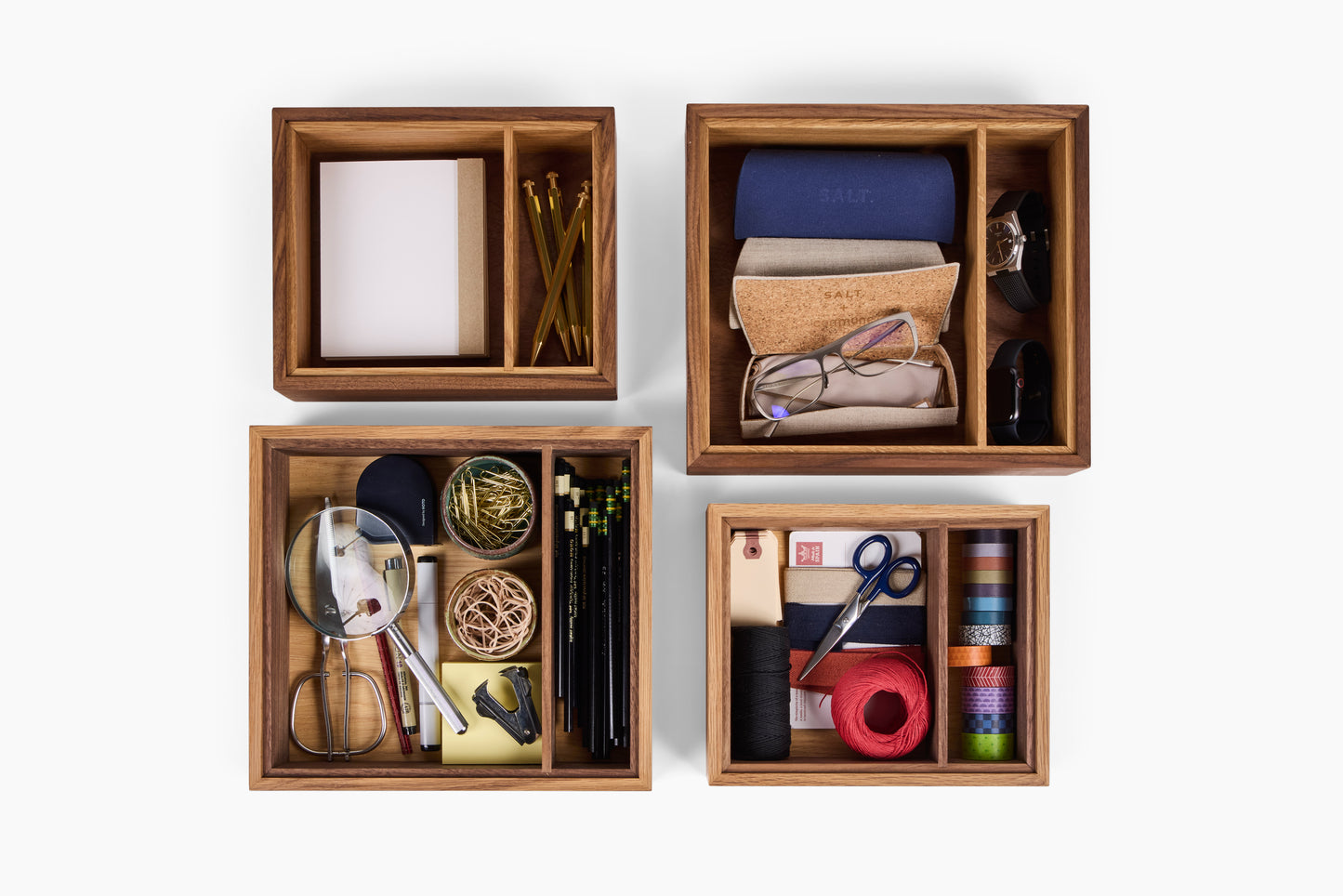 Summer Studio Small White Oak Box