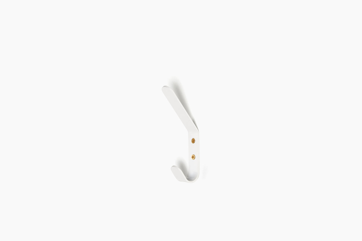 Commune Tab Hardware White Double Hook