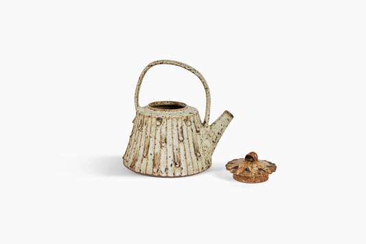 Zoe Dering for Commune Teapot Speckle Fluted Drip