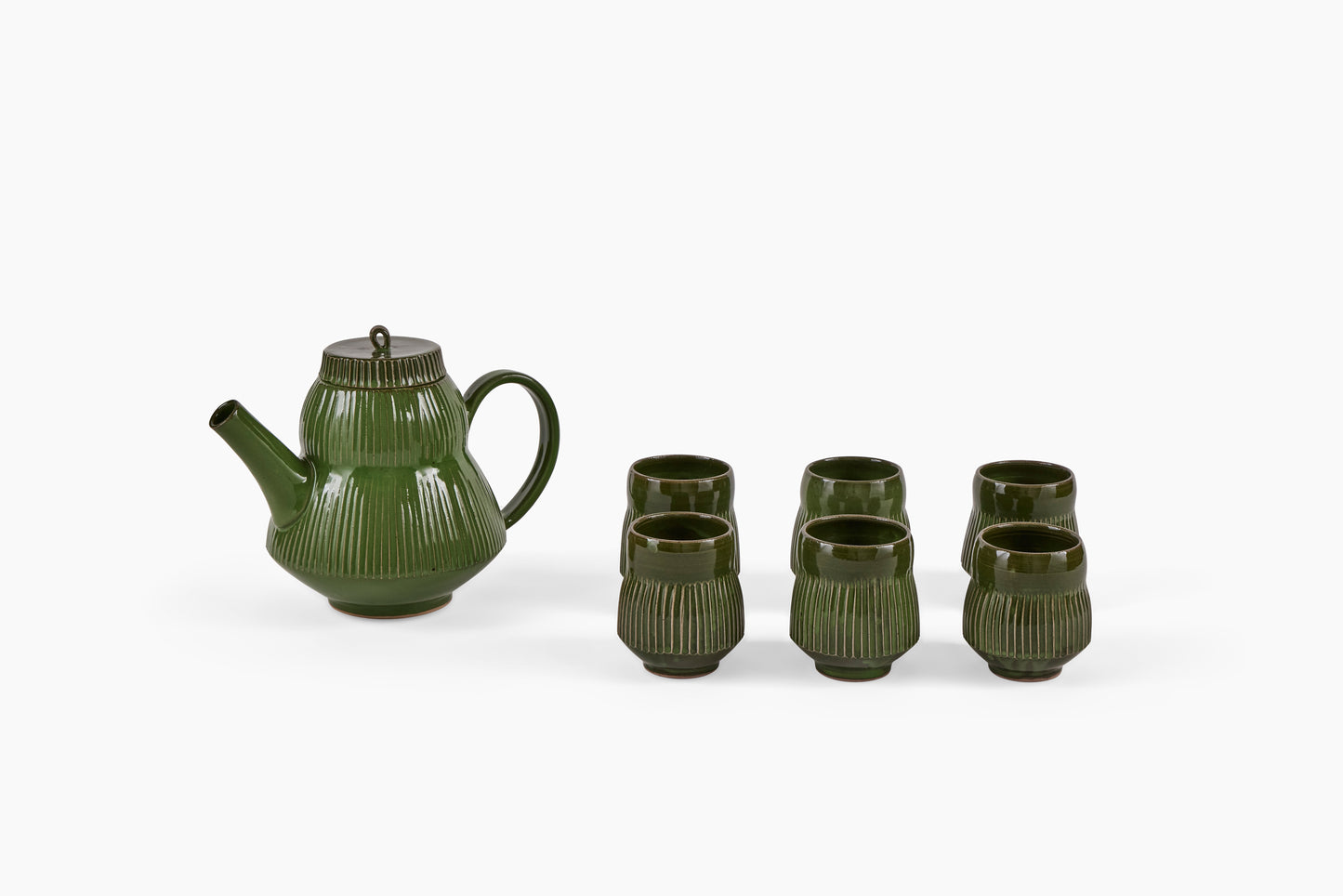 Zoe Dering Tea Set Green