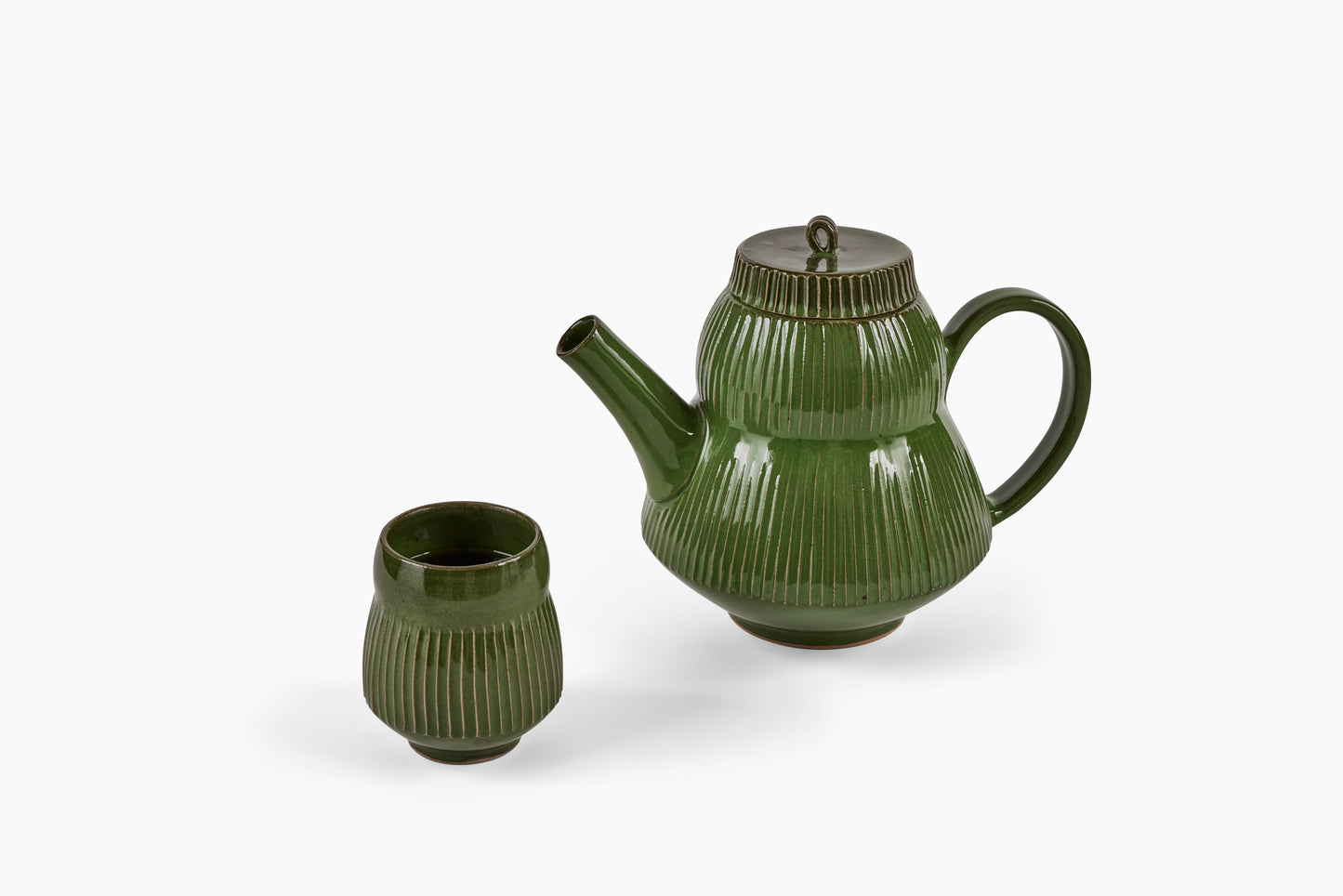 Zoe Dering Tea Set Green