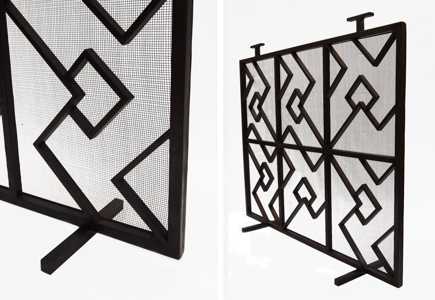 name=small arrow fireplace screen