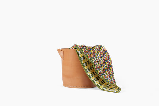 Andrew McAteer for Commune Small Round Leather Basket